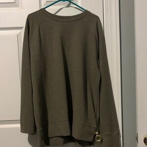 Champion Olive Crewneck Top